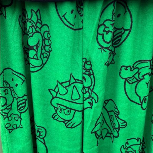 Boys Mario & Bowser Short Sleeve Top & Sleep Pants Pajama 2, 2-Piece Sets Size M - Picture 3 of 8